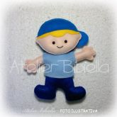 MENINO BONECO 15 CM SEM SUPORTE UNIDADE