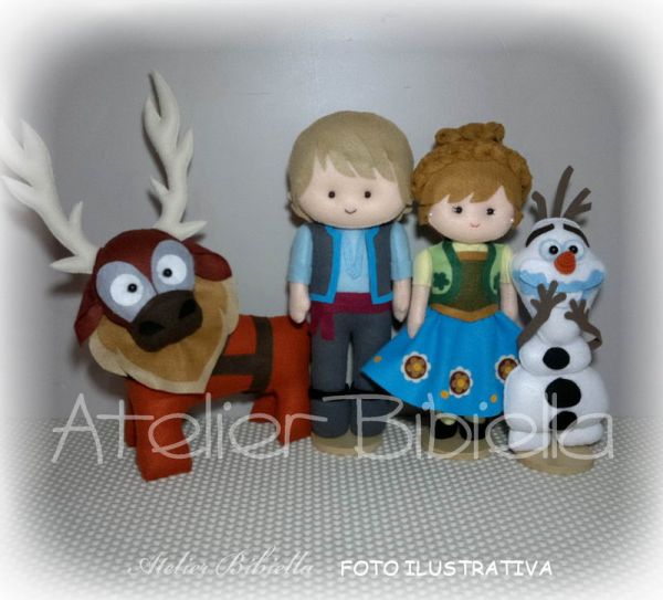 FROZEN FEVER 25 CM UNIDADE C/ SUPORTE