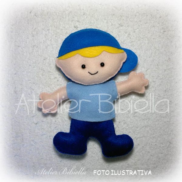 MENINO BONECO 15 CM SEM SUPORTE UNIDADE