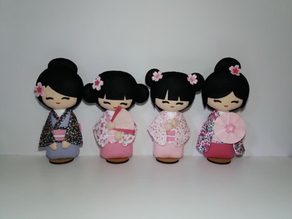 BONECAS JAPONESAS KOKESHI 25CM