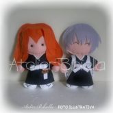 BLEACH PERSONAGEM 20 CM UNIDADE C/ SUPORTE