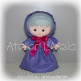CINDERELA PERSONAGEM 20 CM UNIDADE C/ SUPORTE