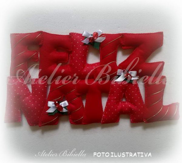 FELIZ NATAL ENFEITE DE PORTA UNIDADE