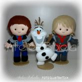 FROZEN ANNA OU ELSA OU OUTRO 35 CM UNIDADE C/ SUPORTE