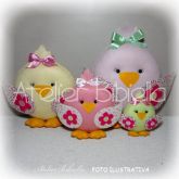 PASSARINHA BABY C/ TECIDO PARA DE PÉ 20CM UNIDADE
