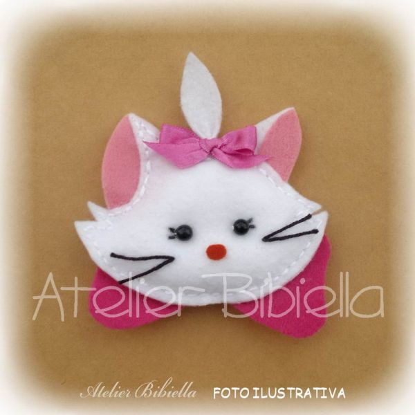 GATINHA MARIE LEMBRANCINHA DE CABECINHA UNIDADE - Atelier Bibiella