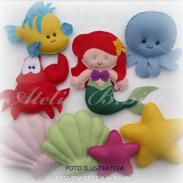 ARIEL 20 CM BONECA PEQUENA SEREIA
